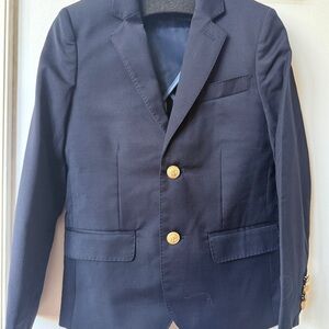 Crewcuts Ludlow Navy Blazer with Gold Buttons